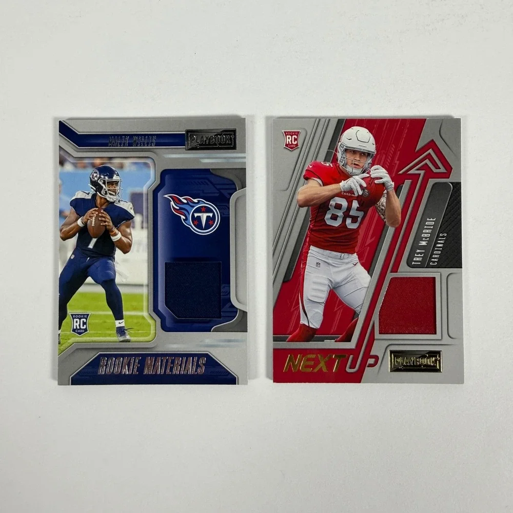 NFL Football Card Lot Tom Brady Jalen Hurts Rookie Relics Pickens Willis 12ct